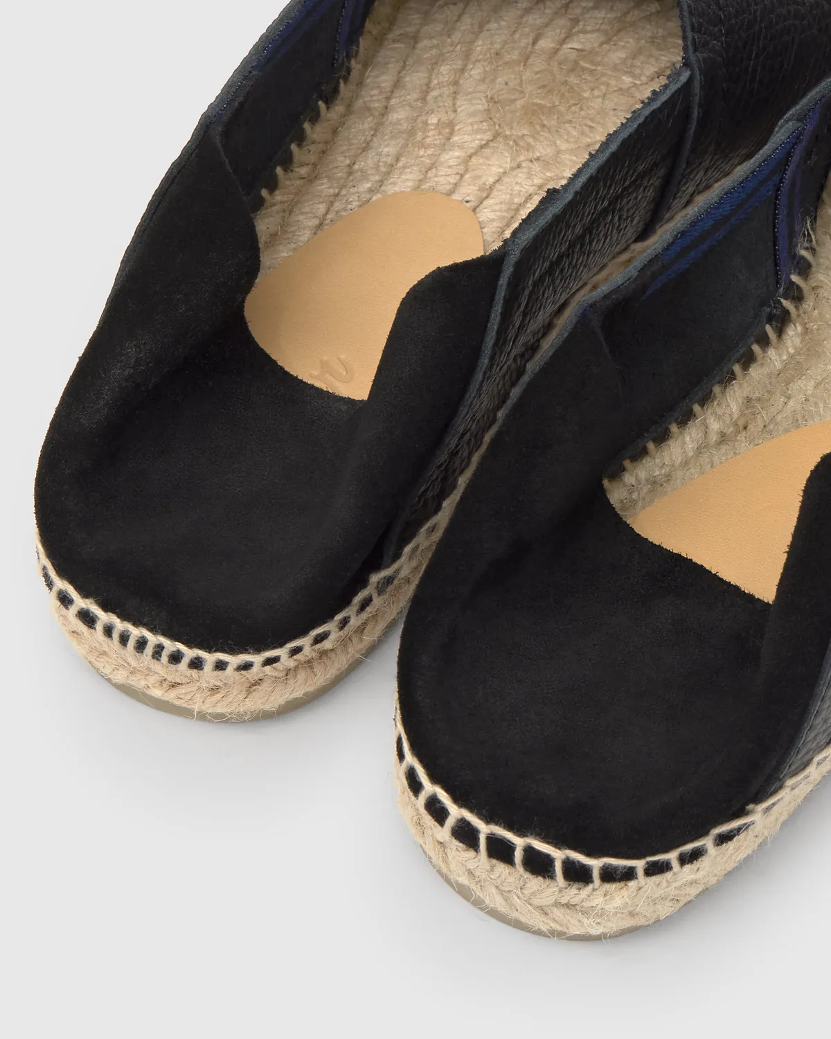 Castaner Polo POLO/249 heren espadrilles zwart leer