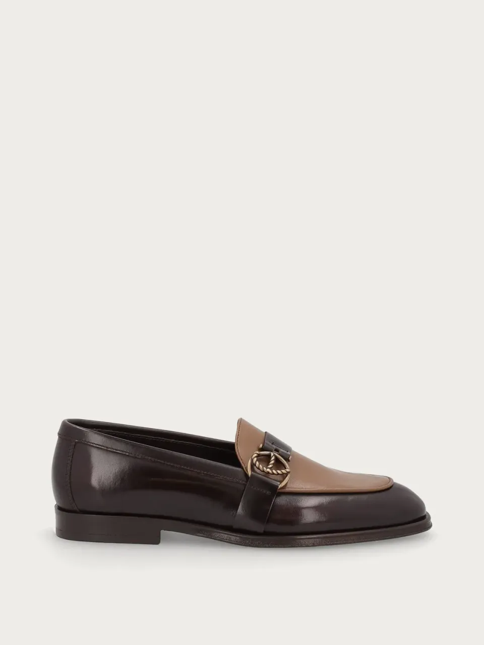 Frau Verona loafers bruin leer dames two-tone
