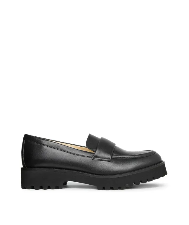 Finsbury Adele loafers zwart leer