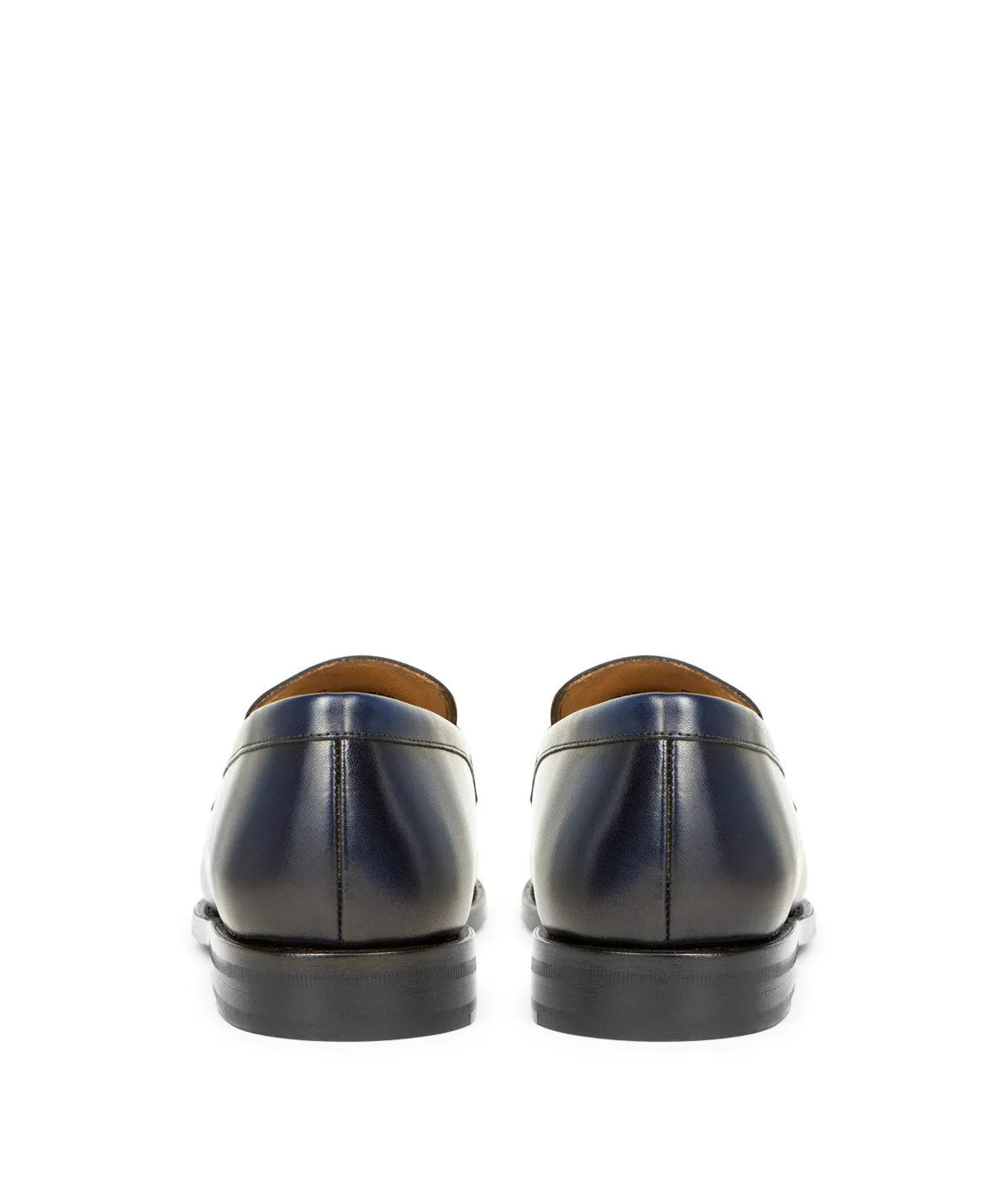 Finsbury COLLEGE 1986 loafers blauw leer heren