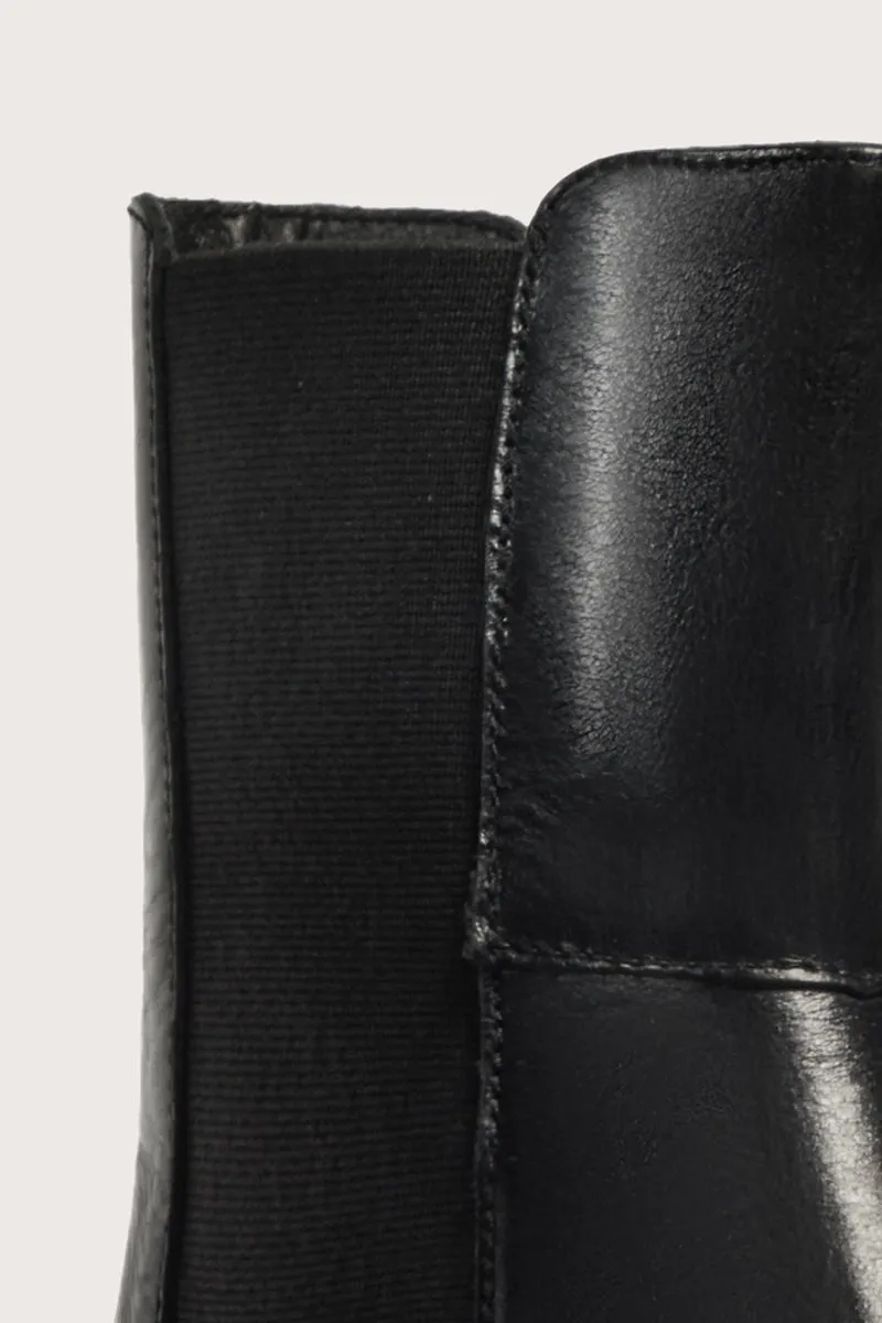 Bryan Stepwise Fleur Chelsea boots zwart leer