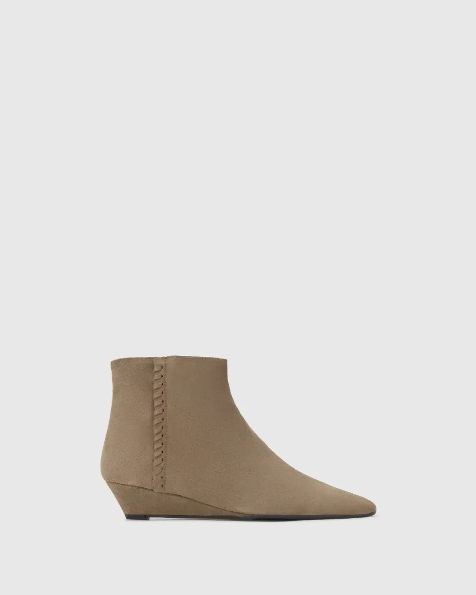 Castaner Tina 186 enkellaars taupe suède 4 cm
