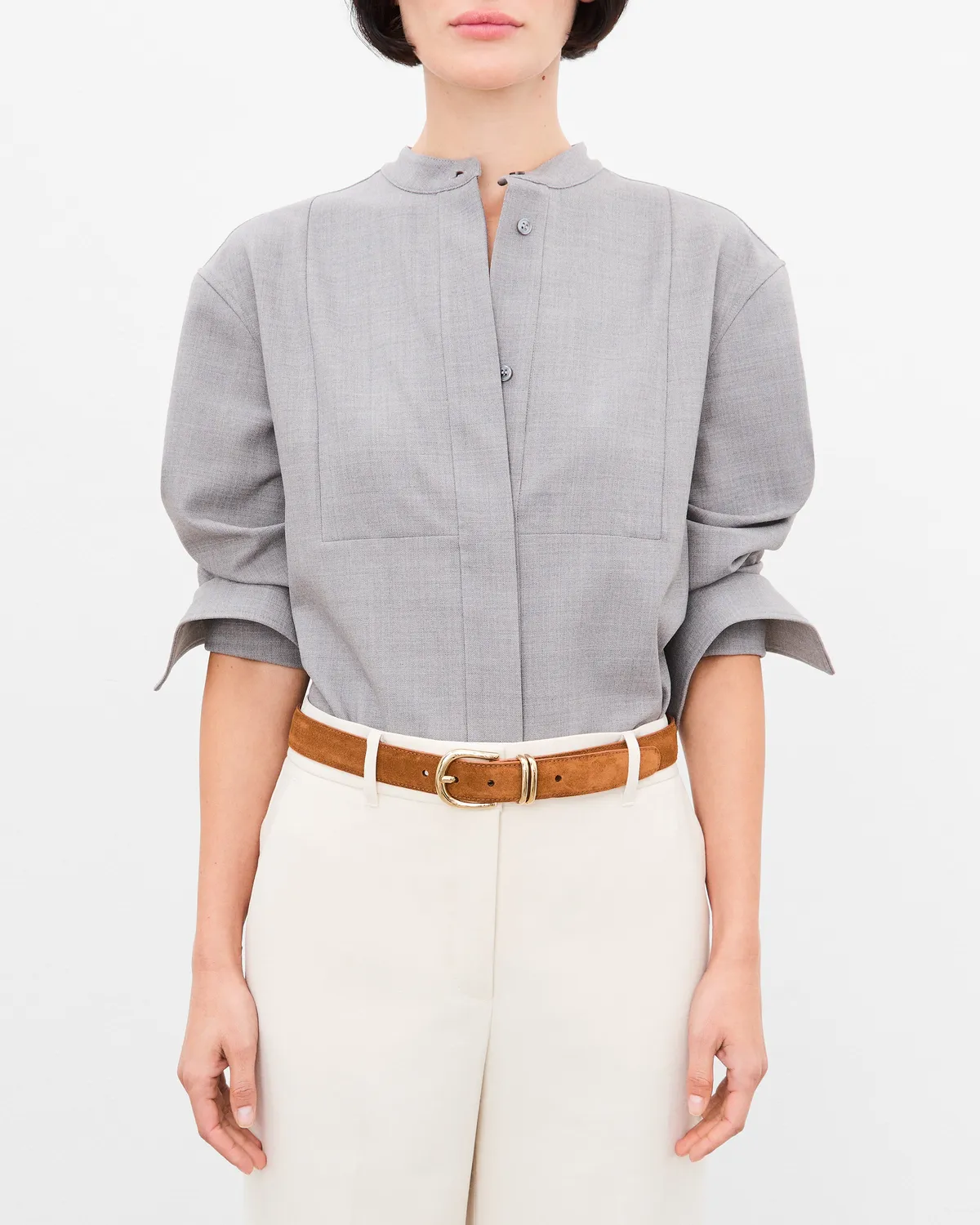 Flattered Beatrice Belt riem bourbon suède