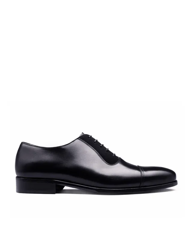 Finsbury Heathrow oxford schoenen zwart heren rubber