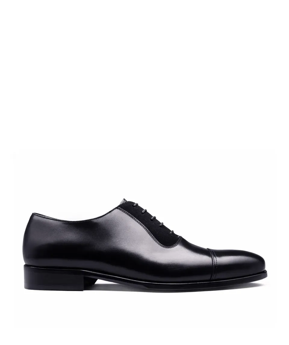 Finsbury Heathrow oxford schoenen zwart heren rubber