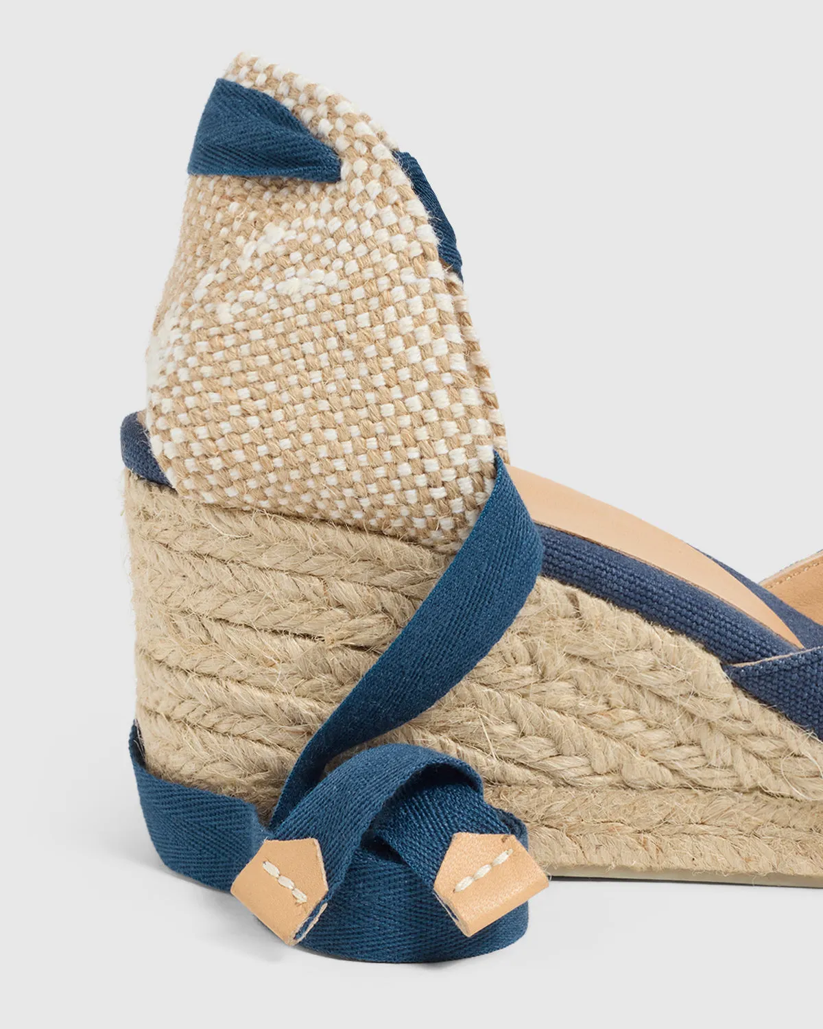Castaner Carina 6/002 espadrilles donkerblauw canvas