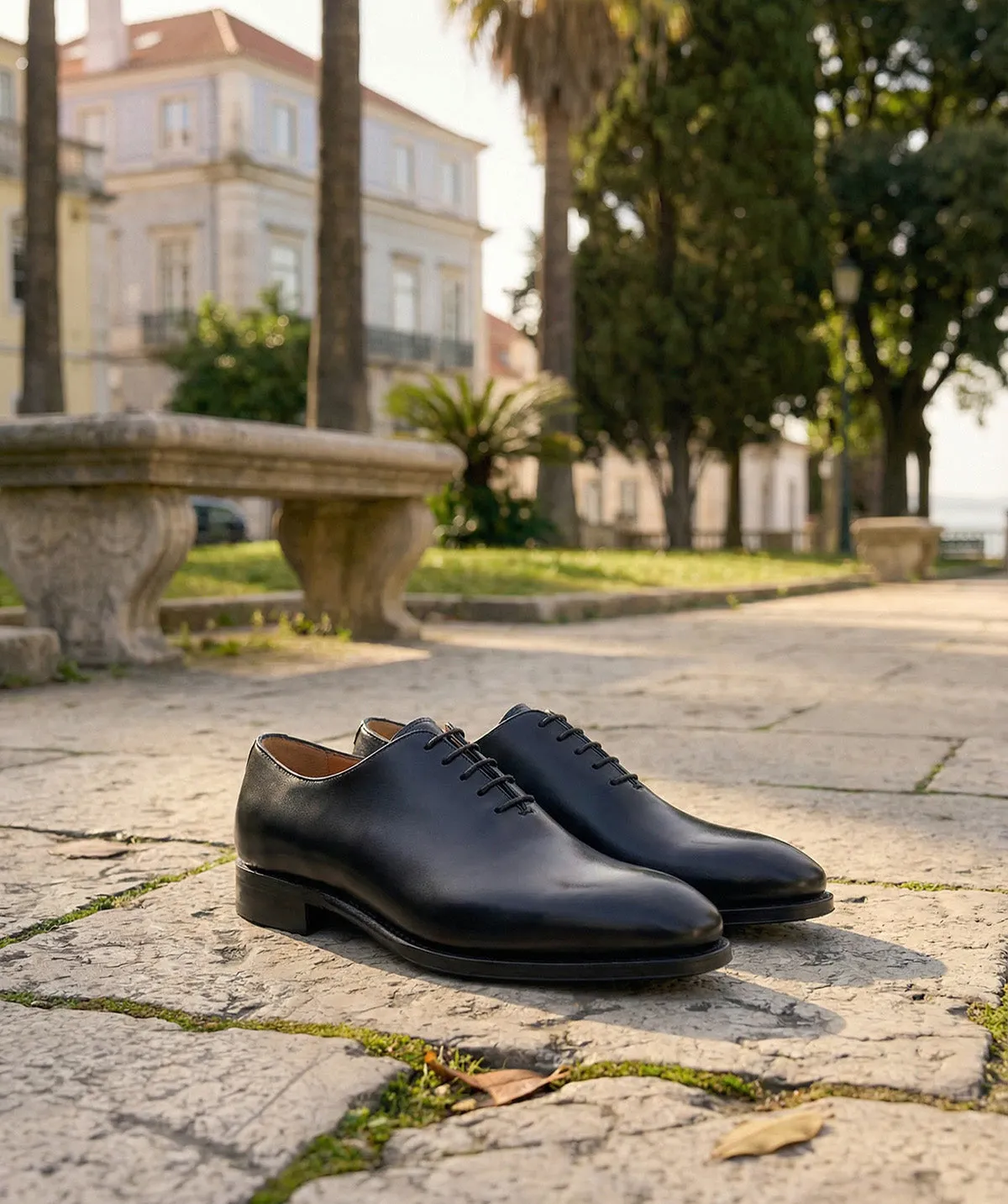 Finsbury Giulia oxford zwart leer heren