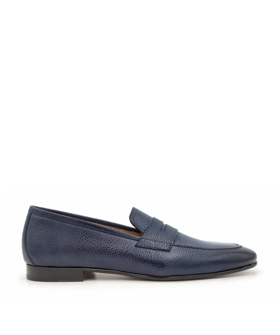 Finsbury Tradizione Markos loafer blauw generfd leer