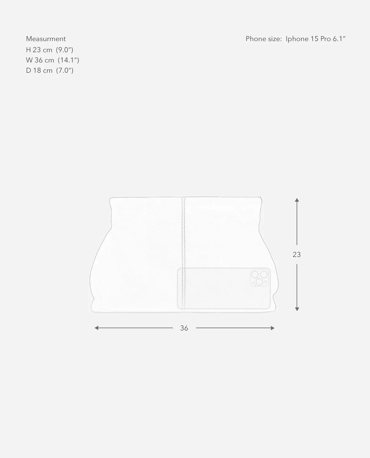 Flattered Clay clutch zwart suède