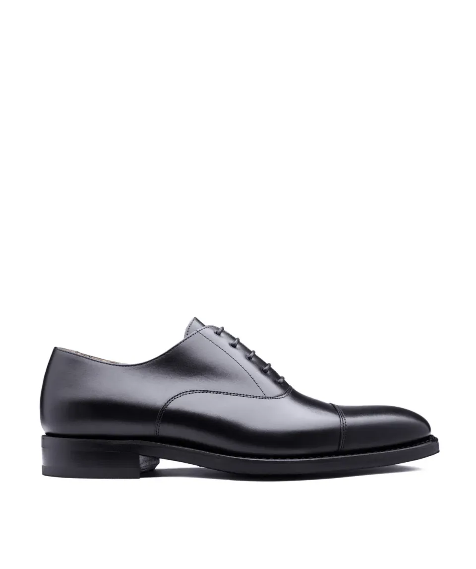 Finsbury Consul oxford zwart leer rubberzool