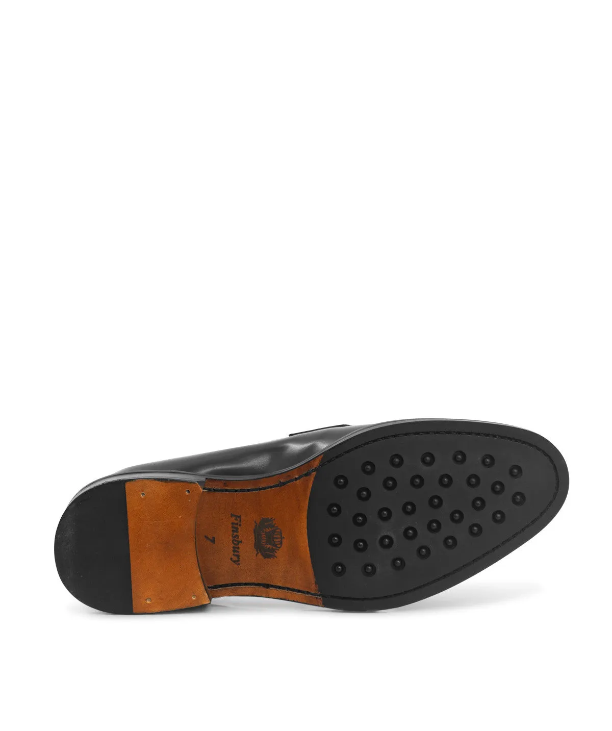 Finsbury Oscar loafer zwart gepolijst leer