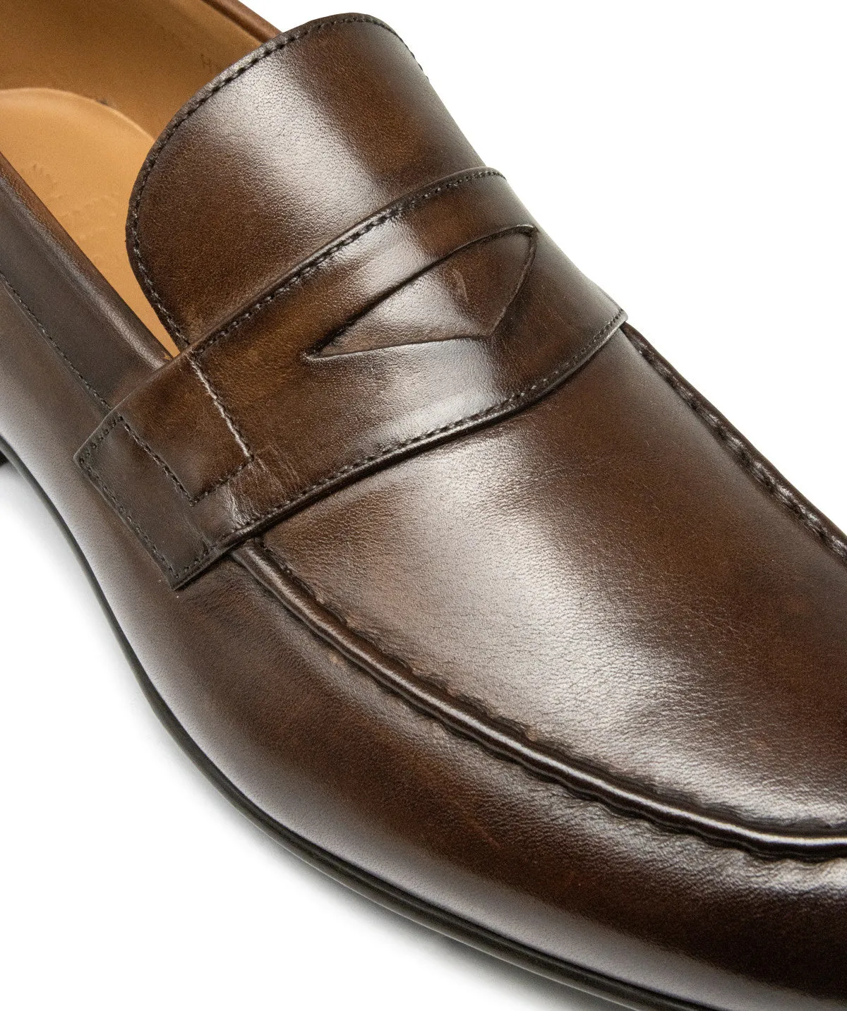 Finsbury Clayton loafers bruin patina