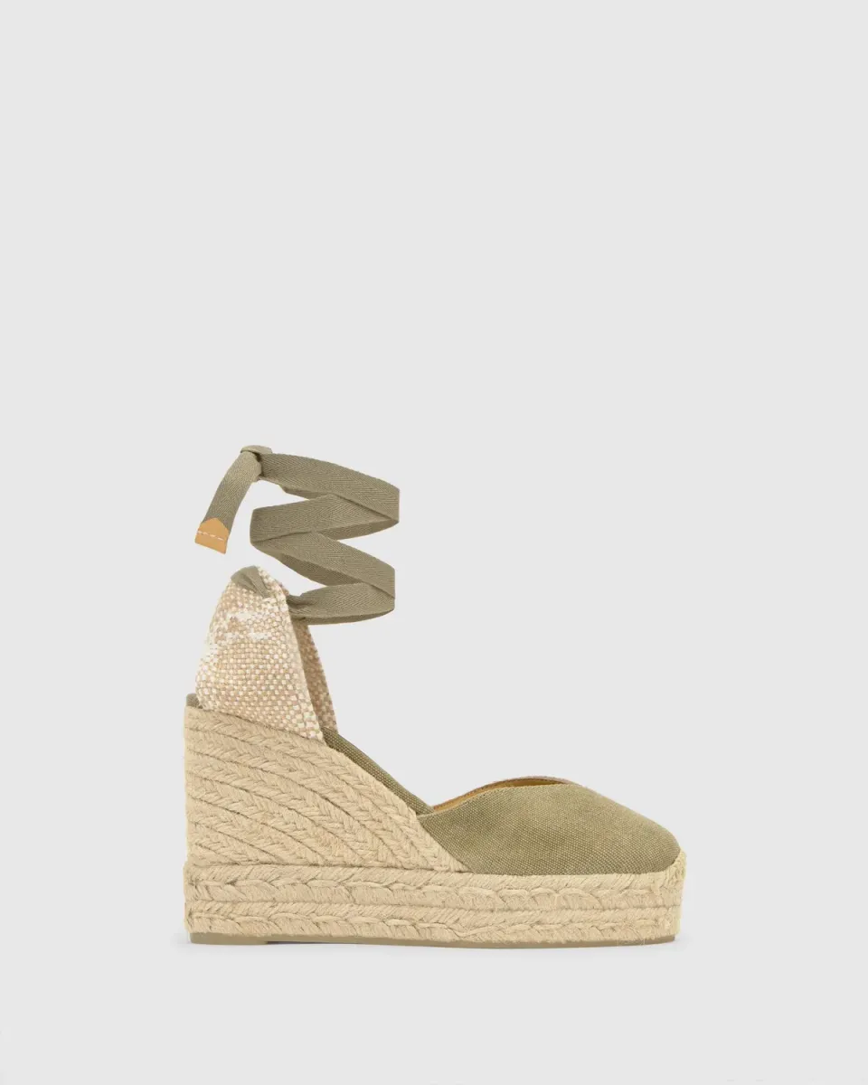 Castaner Chiara 8ED/002 espadrilles laurel groen canvas