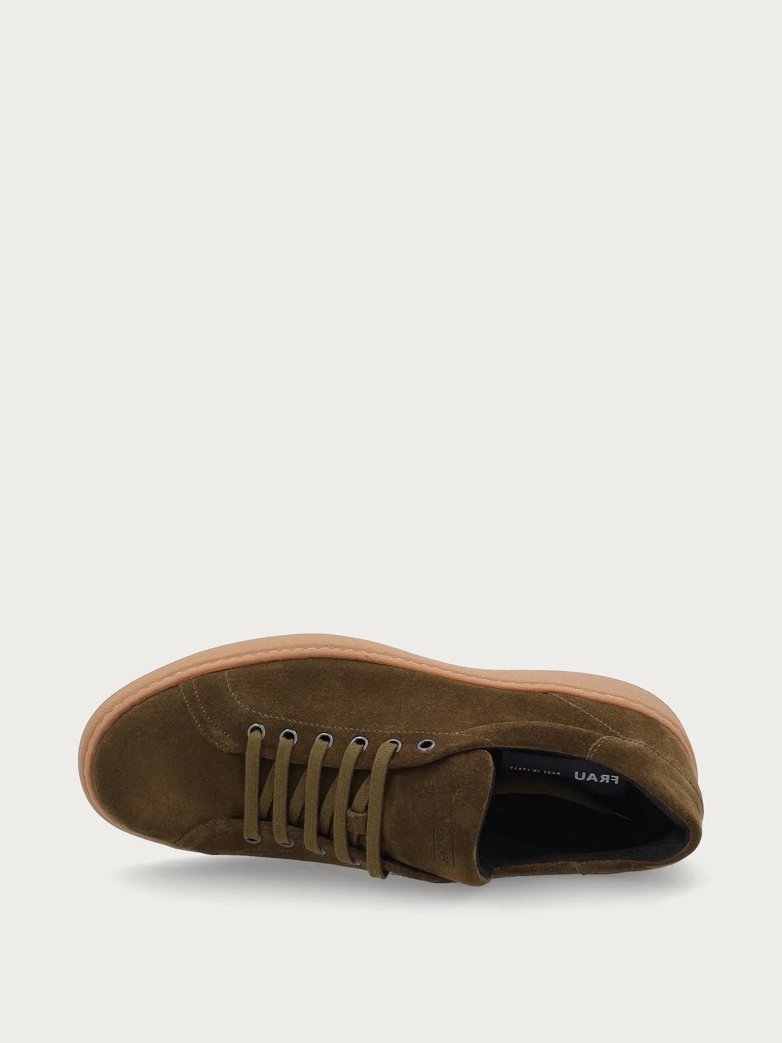 Frau Verona sneakers groen suede heren