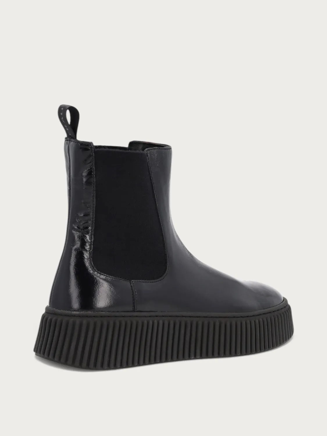 Frau Verona Beatle boots zwart lakleer dames