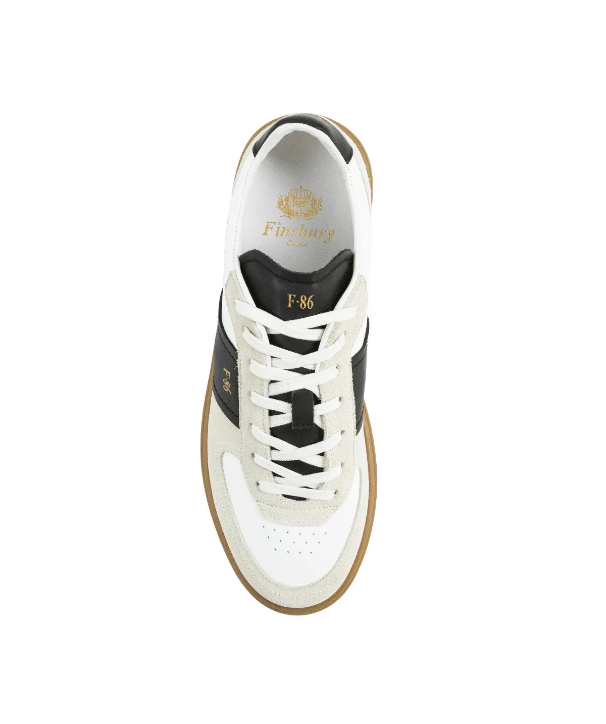 Finsbury Alexis sneakers zwart wit heren