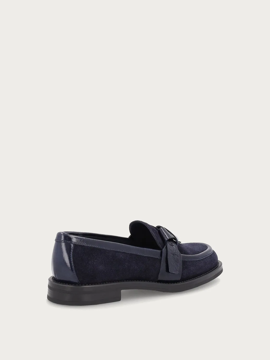 Frau Verona loafers blauw suède strik dames