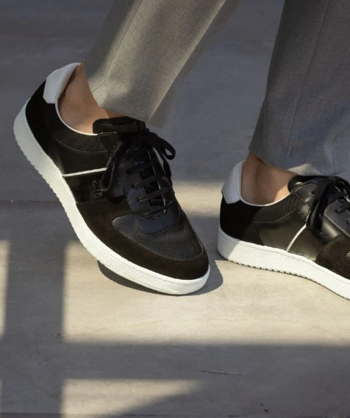 Finsbury Grant Black sneakers zwart soepel