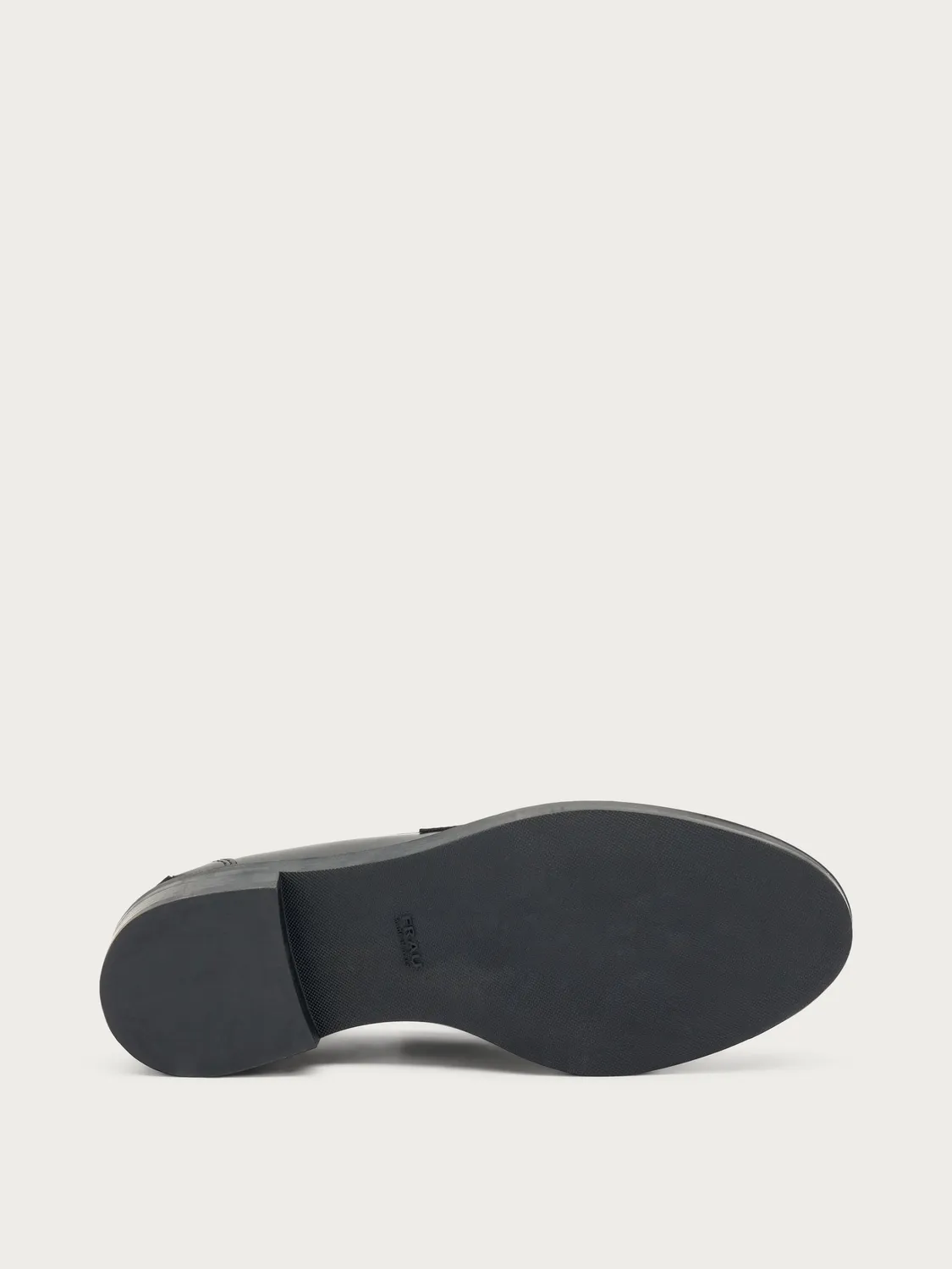 Frau Verona loafers zwart leer varsity