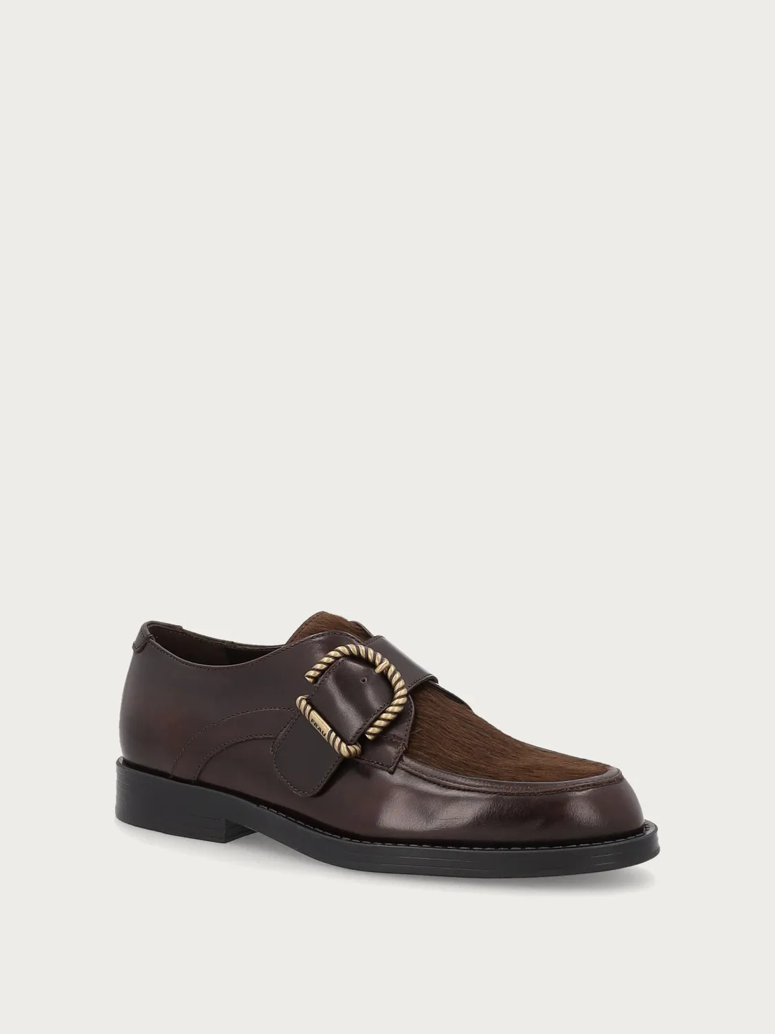 Frau Verona veterschoenen bruin leer gesp dames