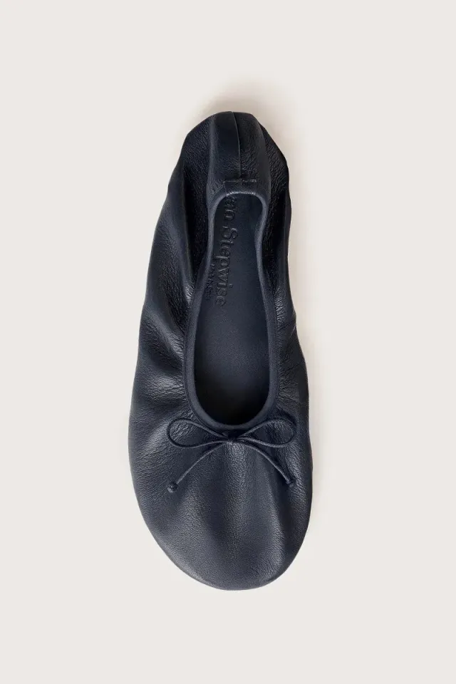 Bryan Stepwise Elia Barefoot ballerina's leer marine