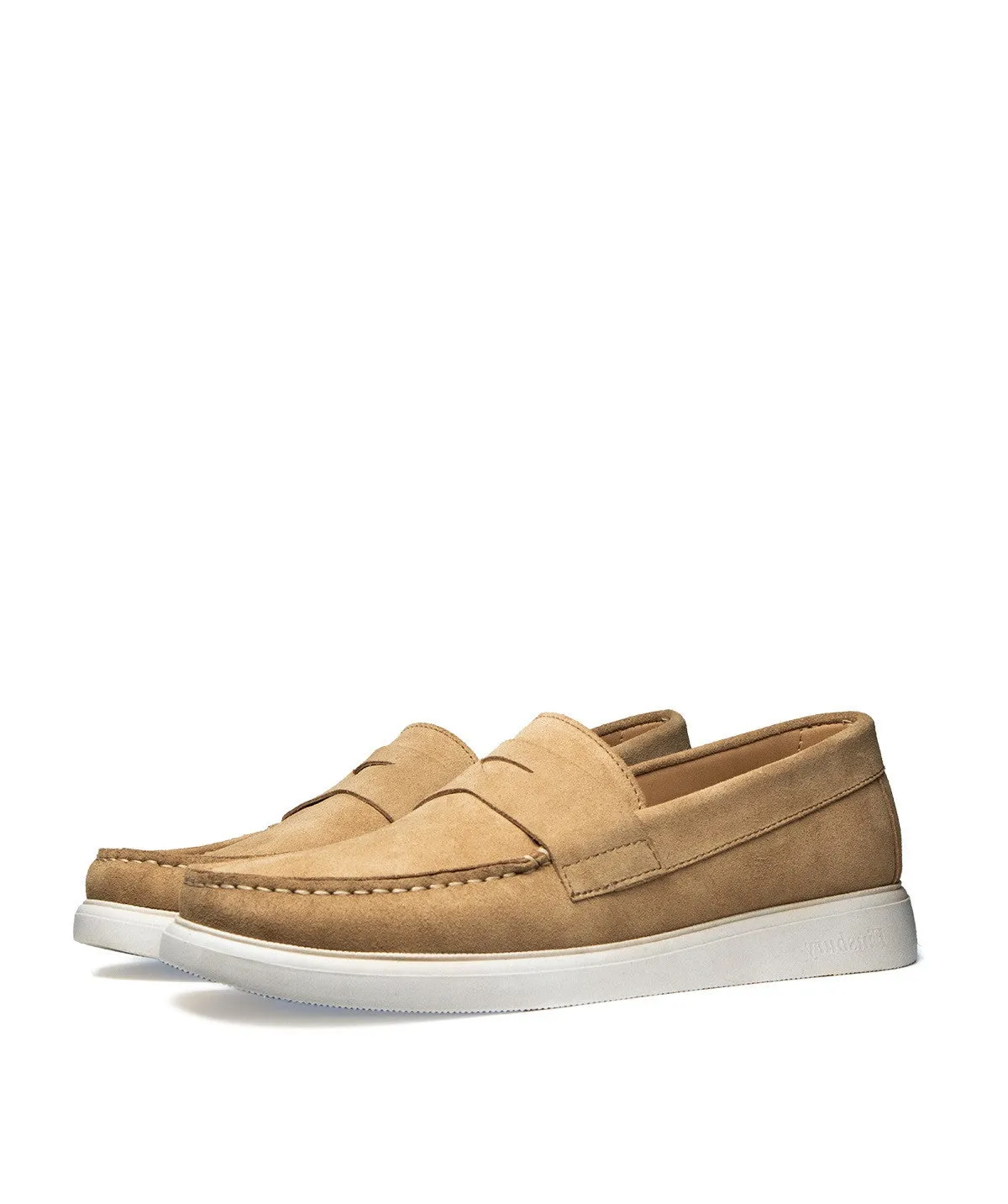 Finsbury Acapulco loafer kalfssuède beige