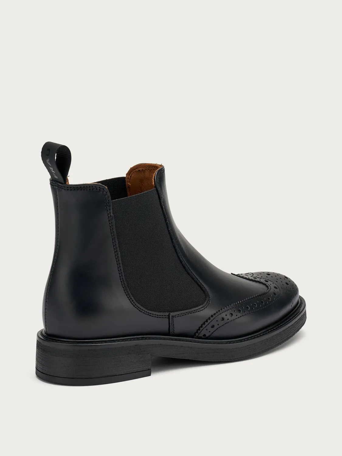 Frau Verona leren chelsea boots dames bruin
