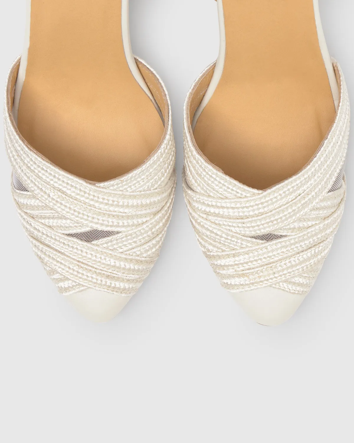 Castaner Joy 142 espadrilles wit sleehak 8 cm