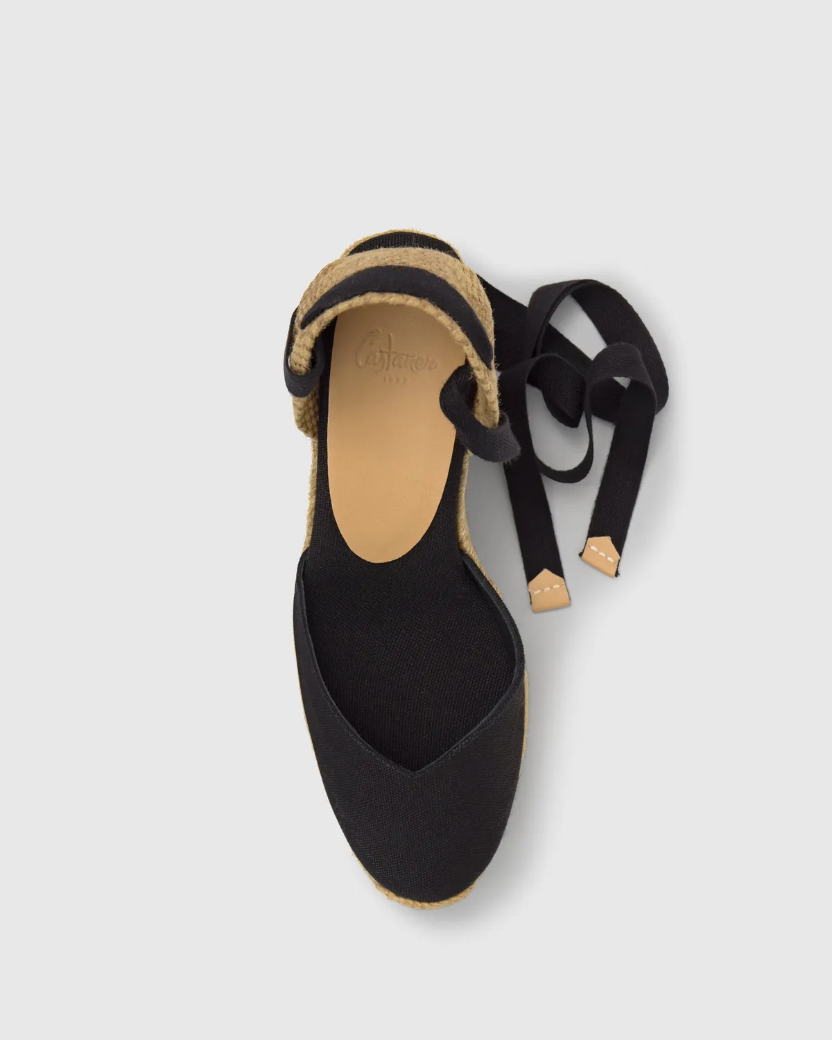 Castaner Chiara T/8ED/001 espadrilles zwart veters
