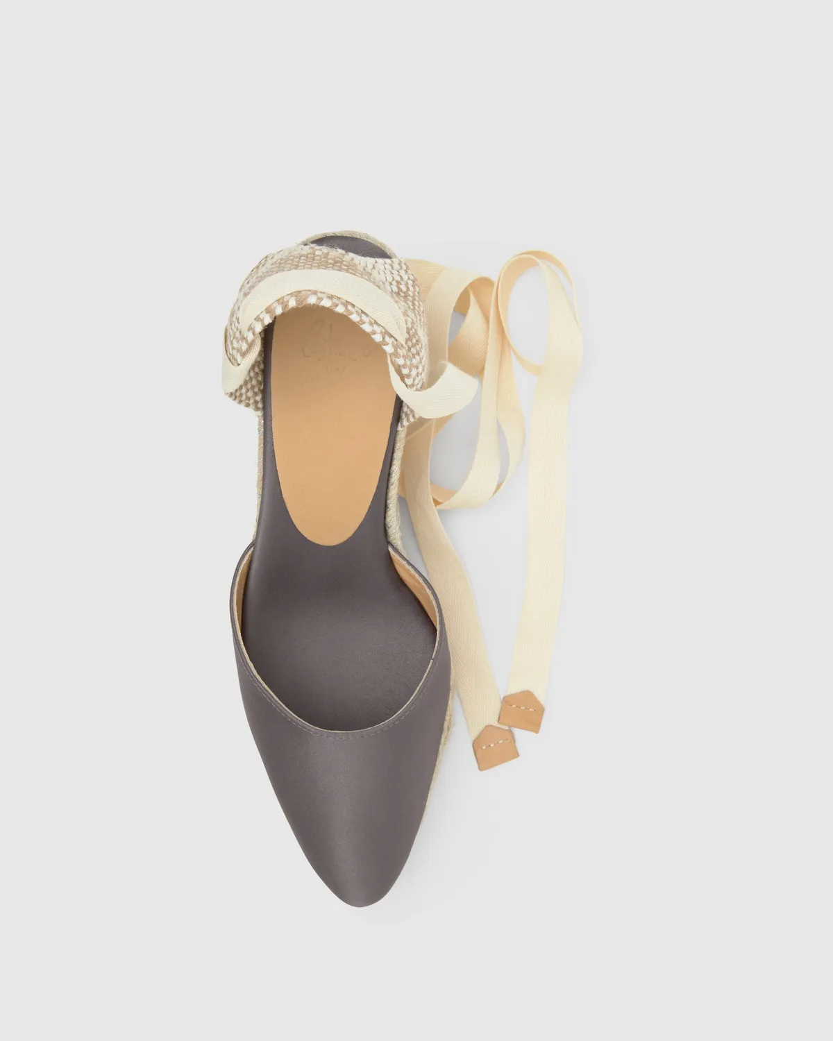 Castaner Joyce/8/006 espadrilles grafiet satijn