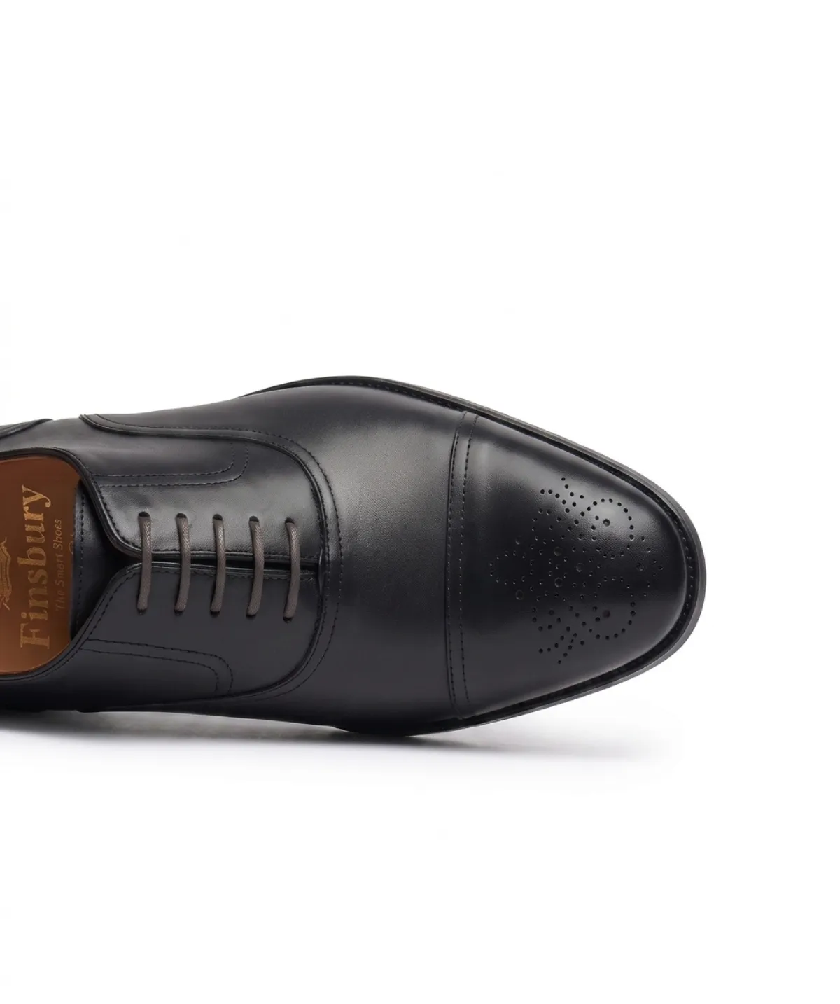 Finsbury Damiano veterschoenen donkergrijs leer