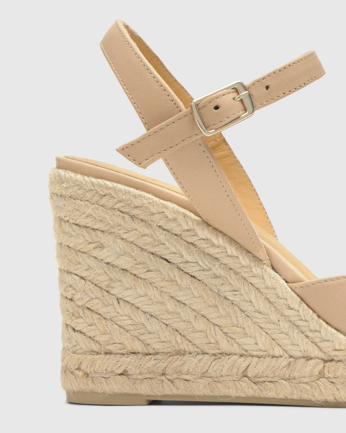 Castaner Cyra/8/280 espadrilles nude leer 9 cm