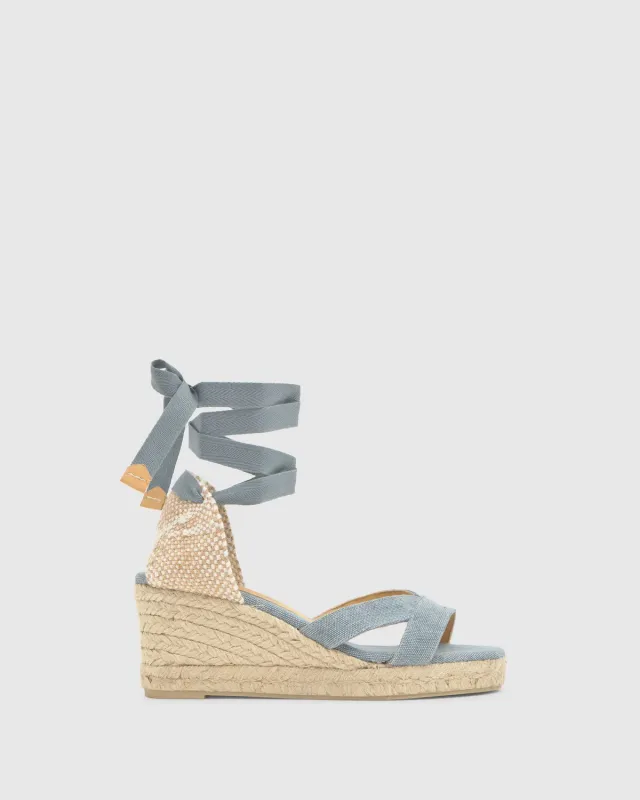 Castaner Bailey/6/002 sandaal acqua canvas 7 cm