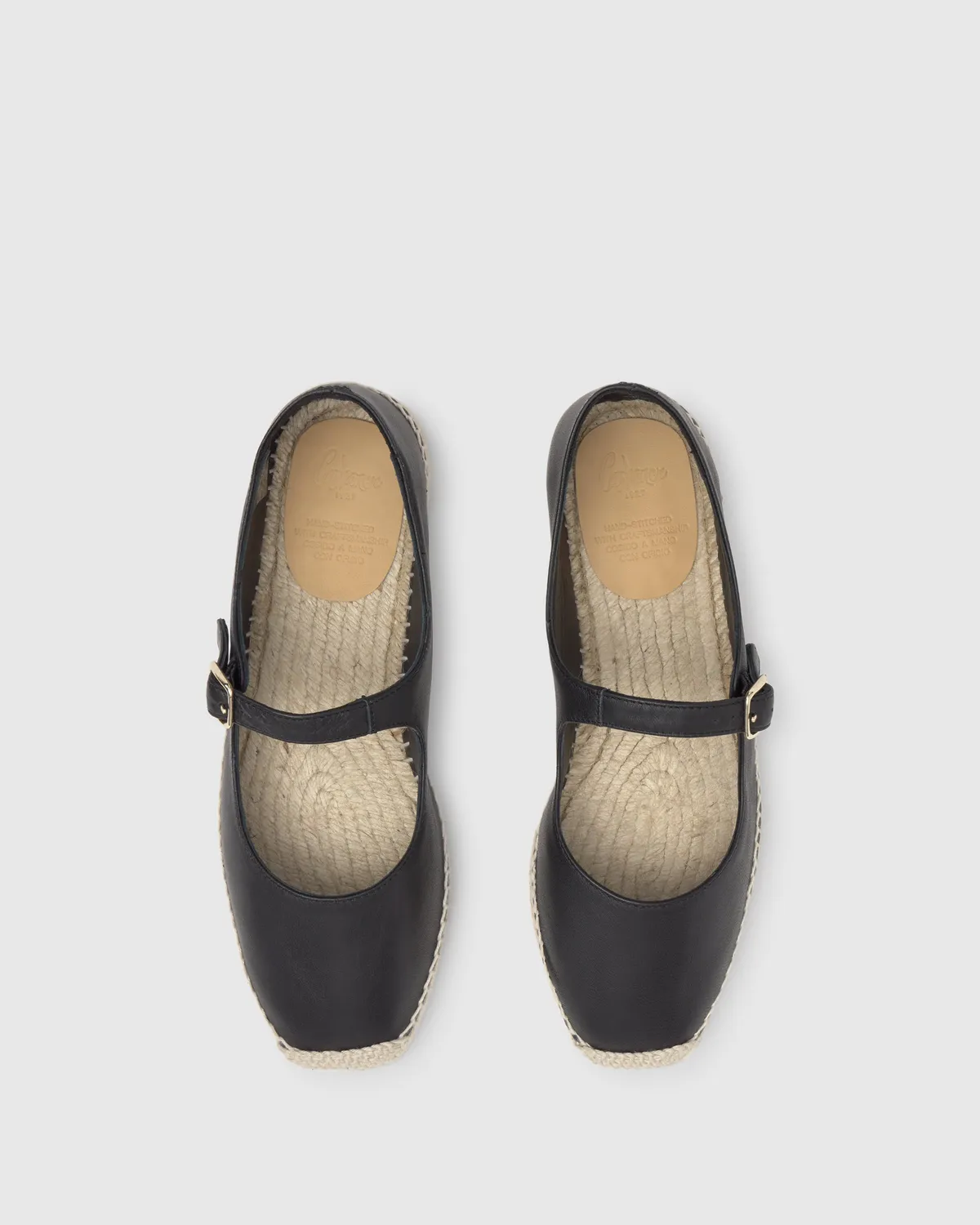Castaner Pepa/280 ballerina's zwart leer