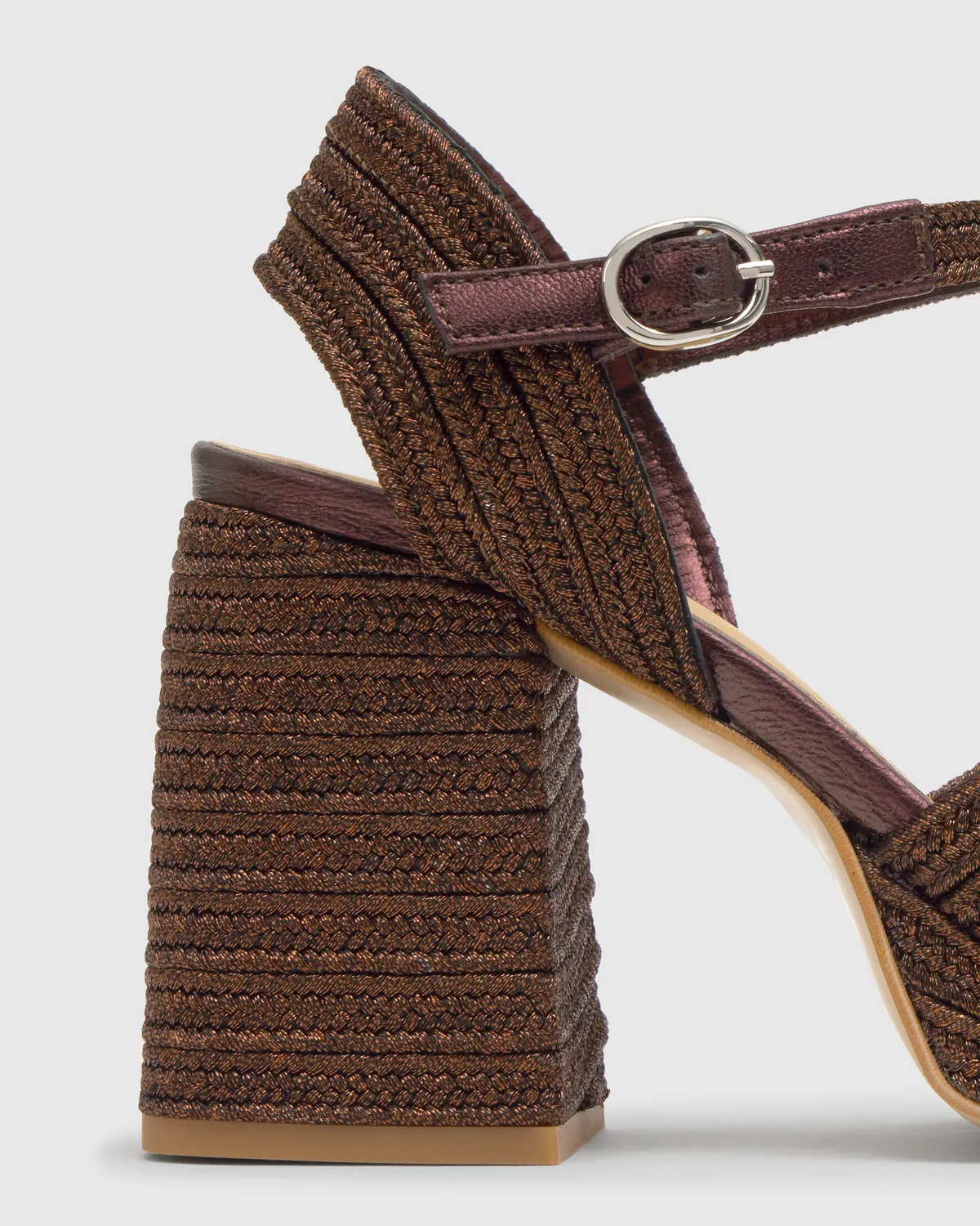 Castaner Valle 142 sandaal bruin hak 10 cm