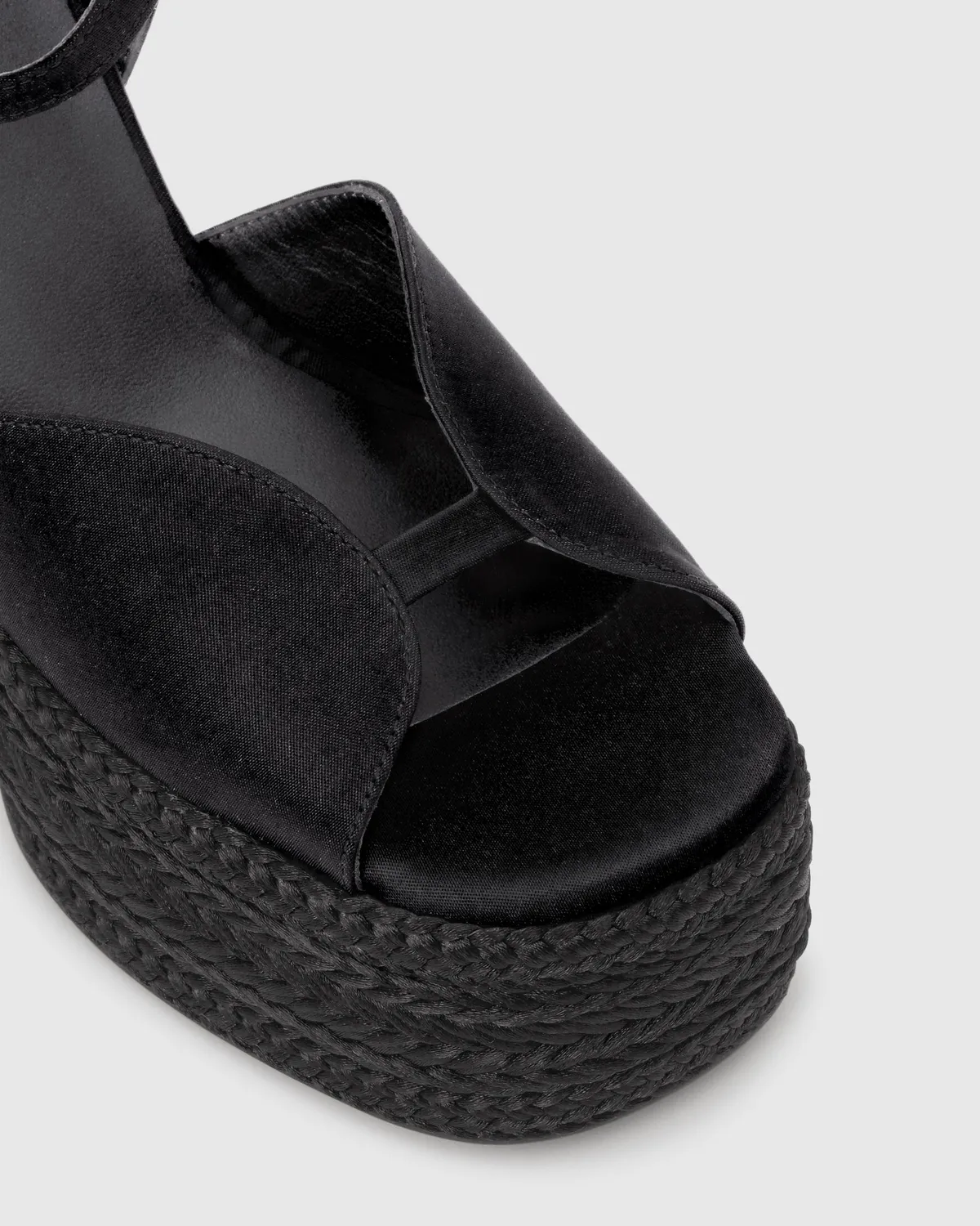 Castaner Fede/312 sandalen zwart satijn 13 cm