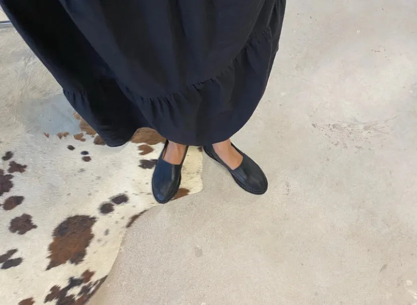 Jutelaune Blackie loafers wildleer zwart