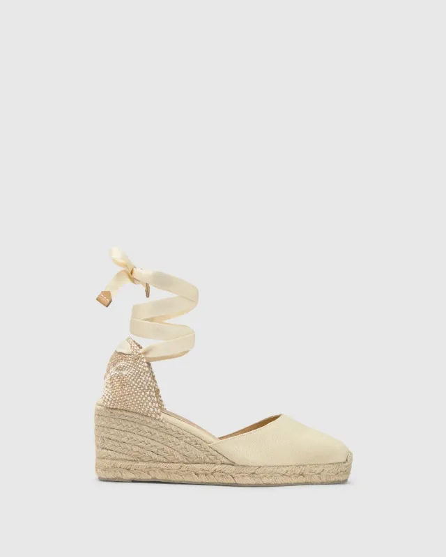 Castaner Carina/6/001 espadrilles ivoor canvas