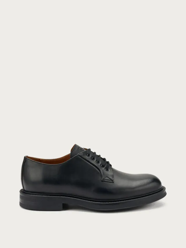 Frau Verona veterschoenen blauw leer smart-casual