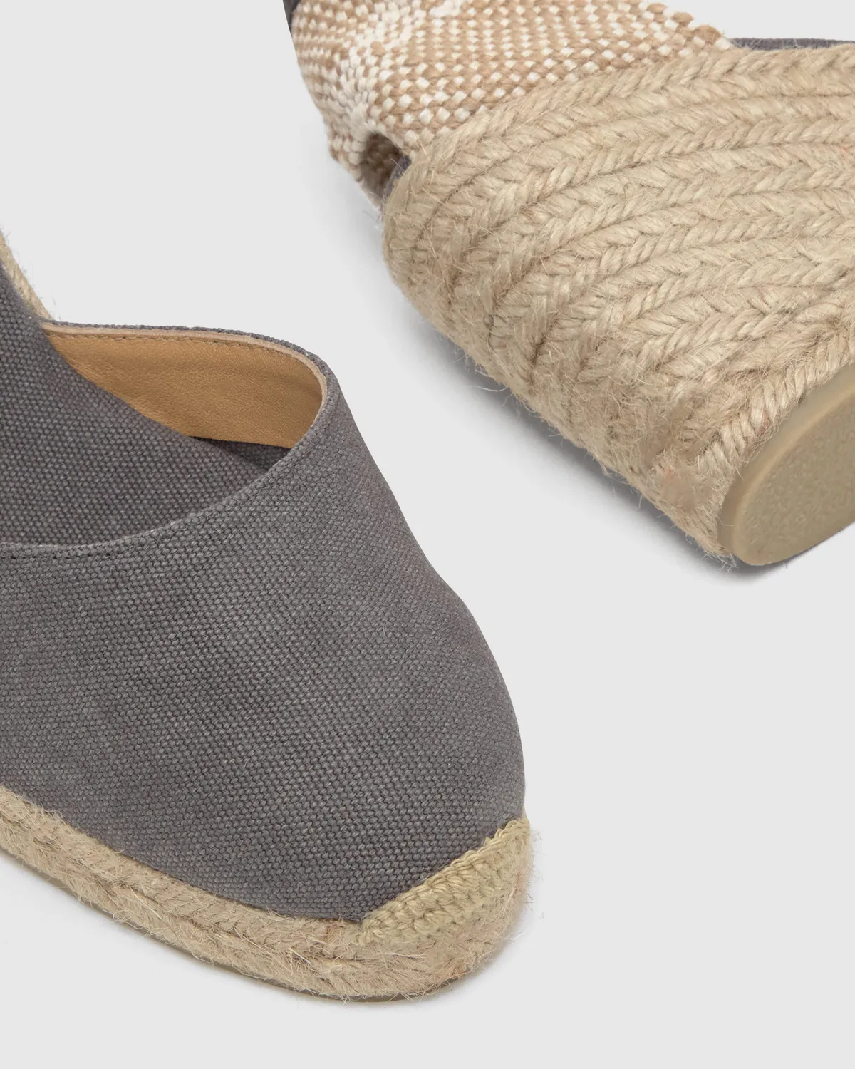 Castaner Carina 8 002 espadrilles antraciet katoen