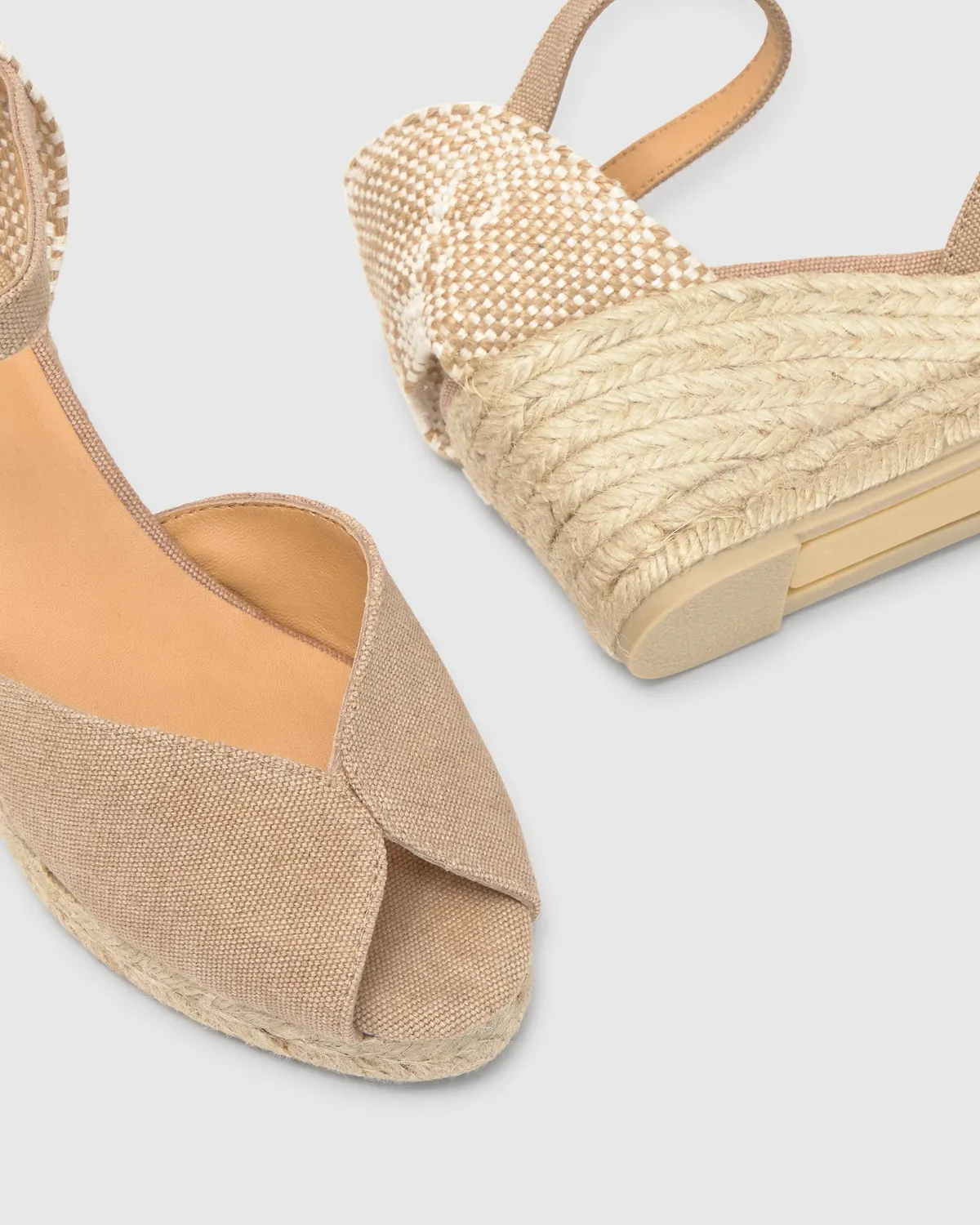 Castaner Bianca 6/002 sandalen Sand canvas
