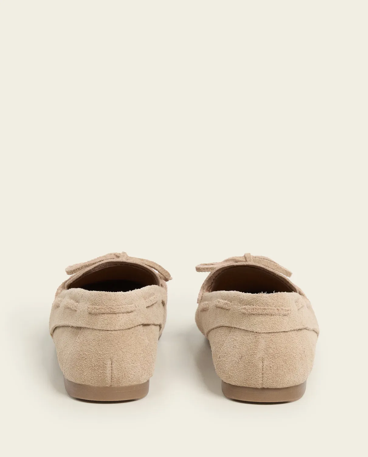 Flattered Fatima loafer zand suède