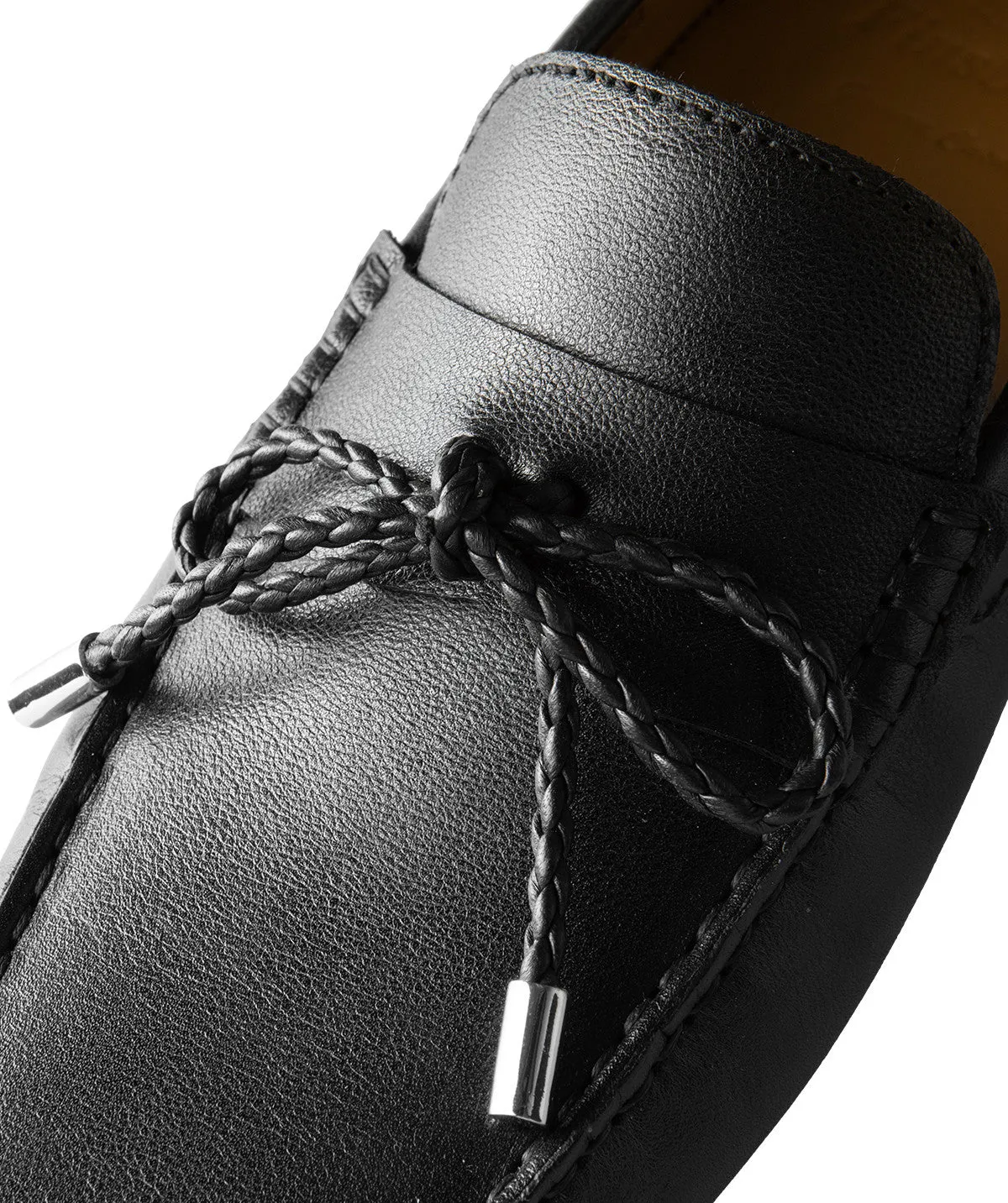 Finsbury Marbella loafers zwart generfd leer