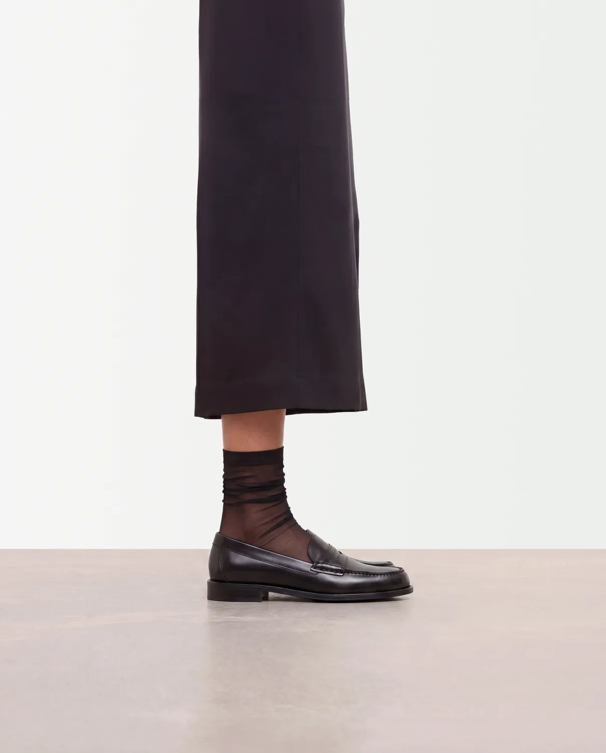 Flattered Sage loafers zwart leer