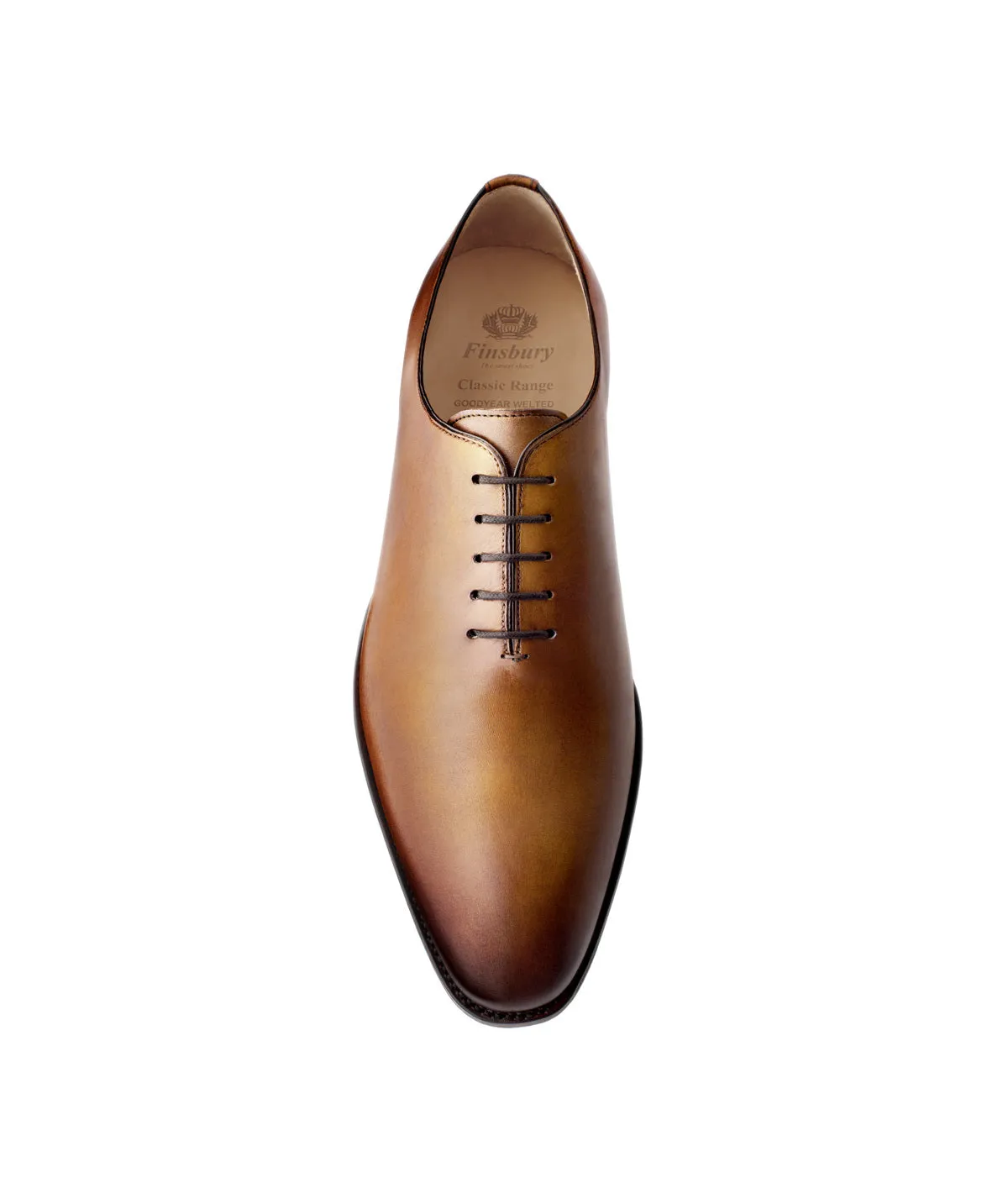 Finsbury Giulia oxford bruin patina heren Goodyear
