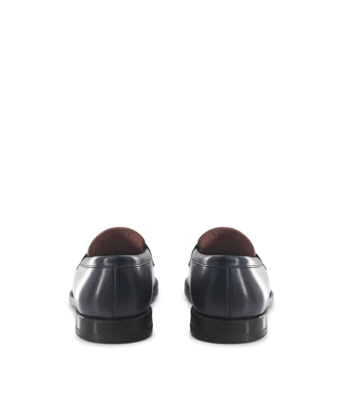 Finsbury Lilou loafer navy wit tweekleurig leer