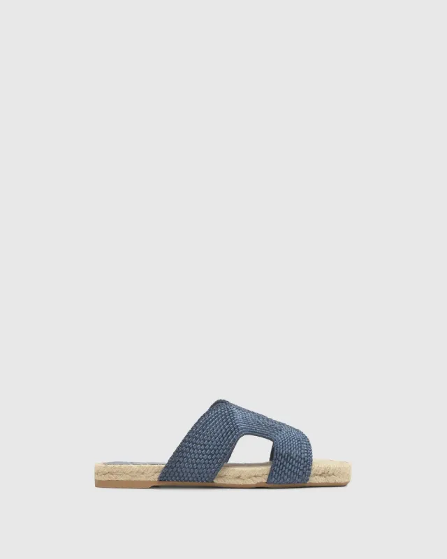 Castaner Pura 298 sandalen dames blauw denim