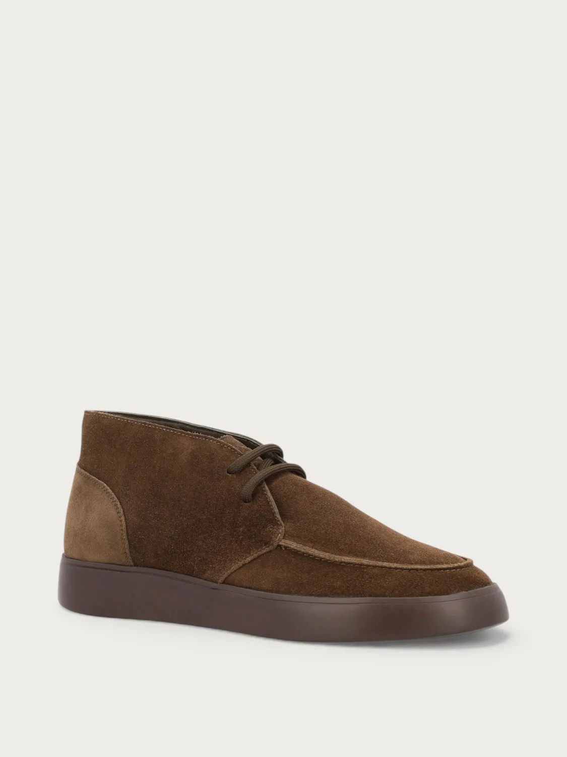 Frau Verona veterboots groen suède chunky