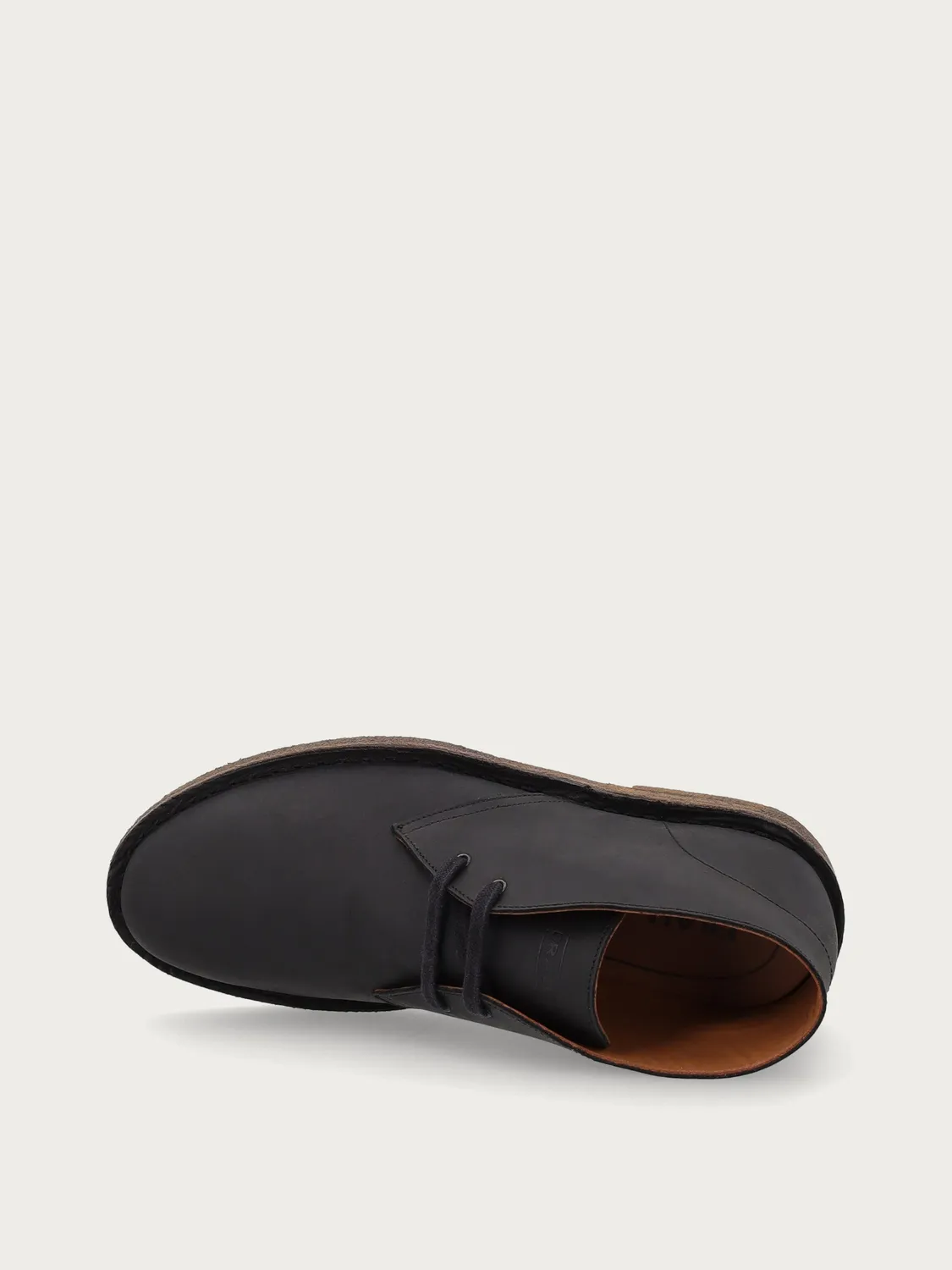 Frau Verona desert boots zwart nubuck