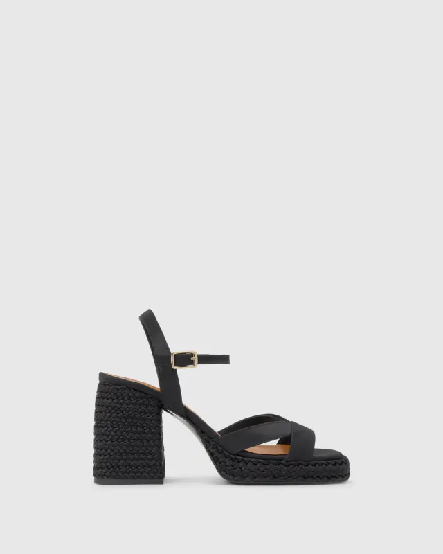 Castaner Viena 312 sandalen negro satijn